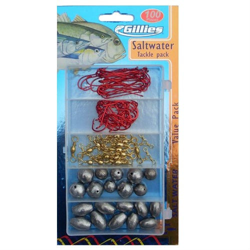 Gillies Saltwater Tackle Pack 100 Pce – Tackle World Mackay