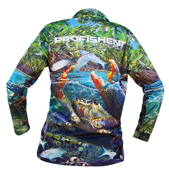 Profishent Mud Crab Fishing Sun Shirt