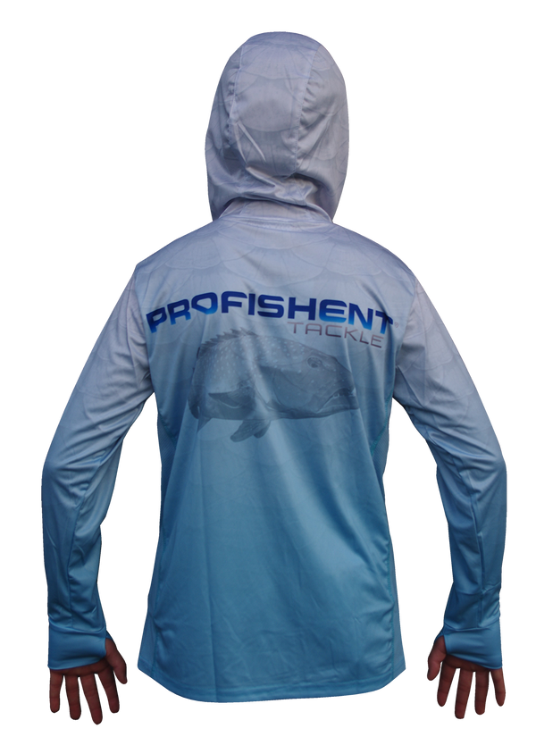 Profishent Hooded Coral Trout Fishing Shirt