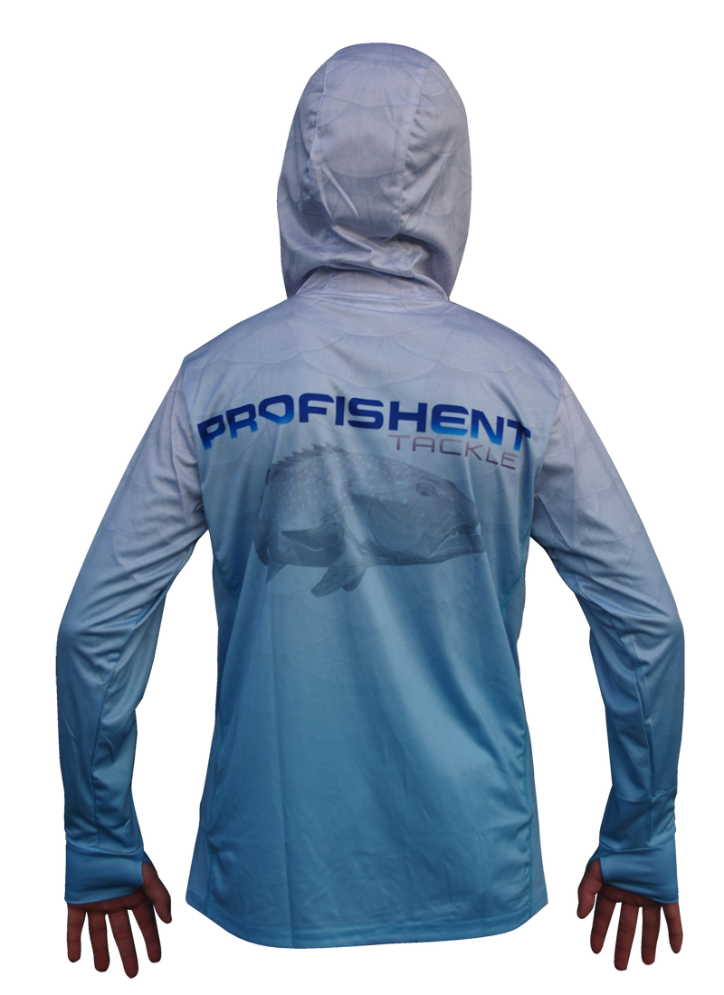 Profishent Hooded Coral Trout Fishing Shirt