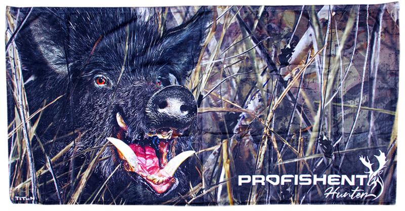 Profishent Black Boar Beach Towel