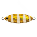 ZETZ SLOW BLATT CAST OVAL METAL LURES WITH ASSIST HOOKS