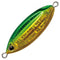 ZETZ SLOW BLATT CAST OVAL METAL LURES WITH ASSIST HOOKS