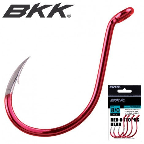 BKK RED OCTOPUS BEAK HOOKS