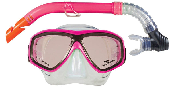 Land And Sea Clearwater Silicone Mask And Snorkel Set