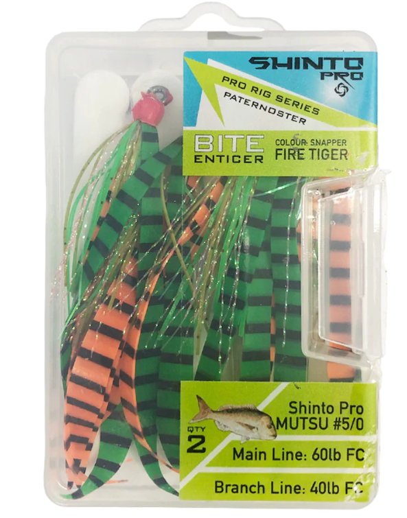 Shinto Pro Bite Enticer Paternoster Mutsu Circle Rig 2pk