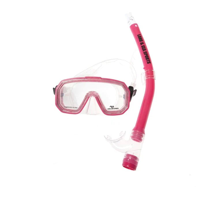 Kakadu Junior Mask And Snorkel Set Pink